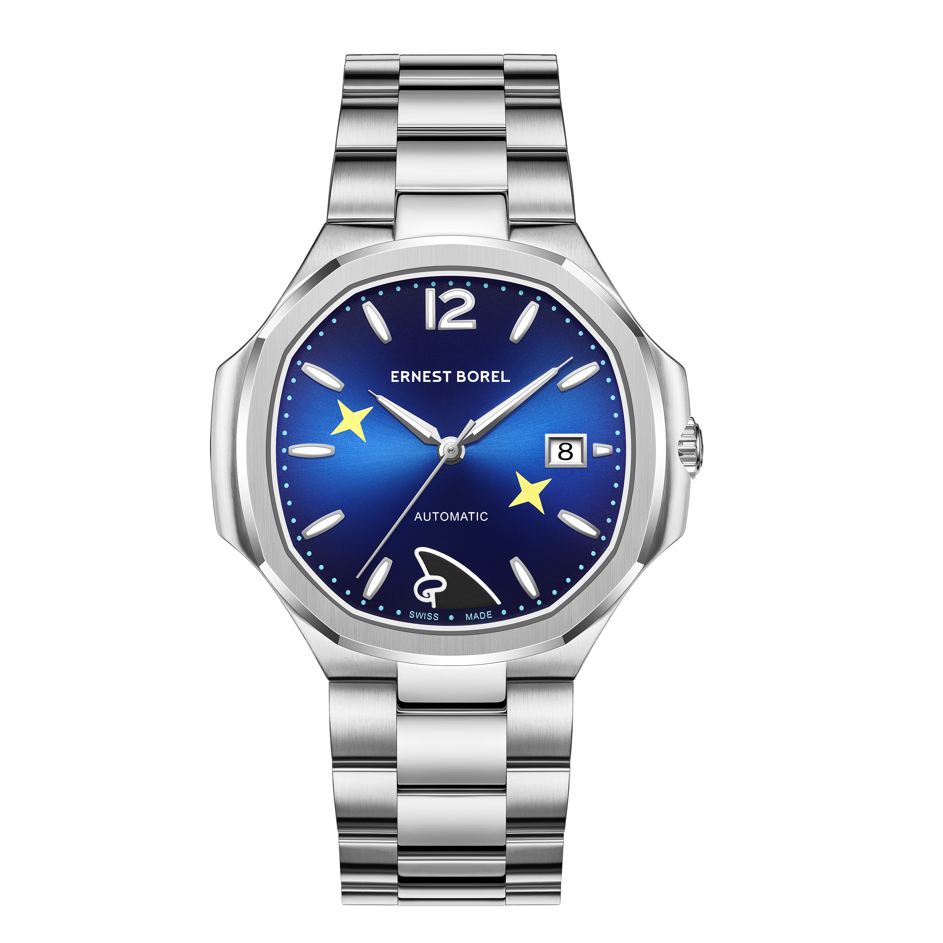 42.5mm Automatic in 904L Steel